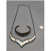 Image 2 : Zuni Inlay Necklace and Bracelet Set