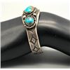 Image 8 : Gorgeous Vintage Three Stone Turquoise Bracelet