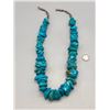 Image 2 : Vintage Chunky Turquoise Necklace