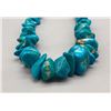 Image 6 : Vintage Chunky Turquoise Necklace