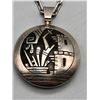 Image 2 : Double Sided Hopi Pendant and Handmade Chain