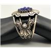 Image 8 : Lapis and Sterling Silver Cluster Bracelet