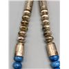 Image 8 : Statement Lapis and Sterling Silver Bead Necklace