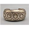Image 1 : Heavy Duty Sterling Silver Bracelet with Rug Pattern