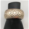 Image 8 : Heavy Duty Sterling Silver Bracelet with Rug Pattern
