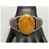 Image 7 : Marvelous 1950s Sterling Silver Picture Jasper Bracelet