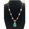 Image 11 : Beautiful Turquoise and Sterling Silver Necklace