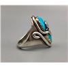 Image 2 : Turquoise Snake Ring by Effie Calavaza
