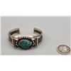 Image 2 : Exquisite Vintage Bisbee Turquoise and Sterling Bracelet