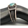 Image 8 : Exquisite Vintage Bisbee Turquoise and Sterling Bracelet