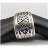 Image 9 : Rug Pattern Sterling Silver Bracelet - Tommy Singer