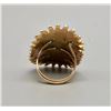 Image 3 : Gorgeous Gold Zuni Needle Point Turquoise Ring
