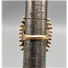 Image 9 : Gorgeous Gold Zuni Needle Point Turquoise Ring