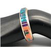 Image 8 : Exquisite Turquoise and Multi-stone Inlay Bracelet