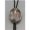 Image 1 : Sterling Silver Overlay Man in the Maze Bolo