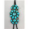 Image 1 : Tempting Turquoise Cluster Bolo Tie