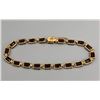 Image 3 : 14k Gold and Garnet Tennis Bracelet