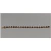 Image 4 : 14k Gold and Garnet Tennis Bracelet