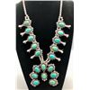 Image 17 : Turquoise Squash Blossom Necklace Set