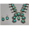 Image 1 : Turquoise Squash Blossom Necklace Set