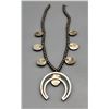 Image 8 : Squash Blossom Style Necklace with Chrysocolla
