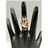 Image 11 : Zuni Owl Inlay Necklace and Ring Set