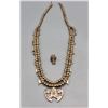 Image 9 : Zuni Owl Inlay Necklace and Ring Set