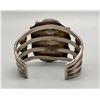 Image 3 : Vintage Flower Pot Design Turquoise Bracelet
