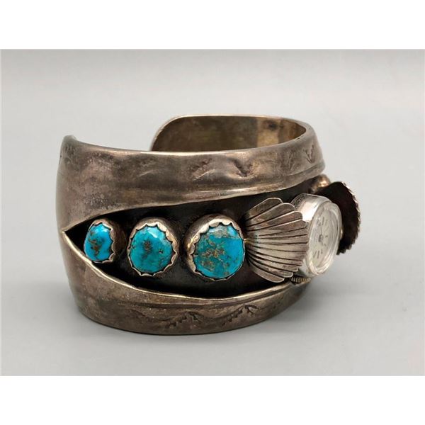 Six Stone Turquoise Watch Bracelet