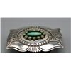 Image 3 : Sterling Silver and Turquoise Belt Buckle