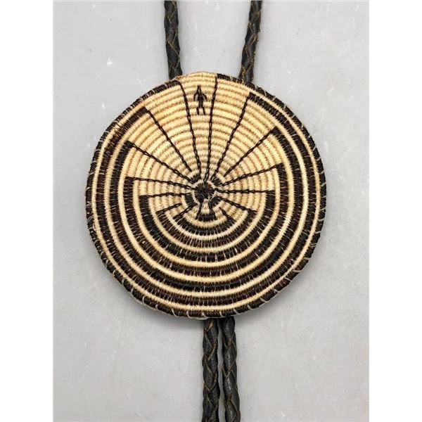 Man in the Maze Horsehair Bolo Tie