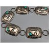 Image 6 : Bear Themed Sterling Silver and Turquoise Concho Belt