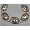 Image 7 : Bear Themed Sterling Silver and Turquoise Concho Belt