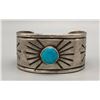 Image 1 : Incredible Vintage Ingot and Turquoise Bracelet