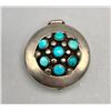 Image 8 : Two Vintage Sterling Silver and Turquoise Boxes - 1 is Frank Patania