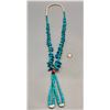 Image 2 : Vintage Turquoise Tab Necklace with Joclas