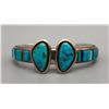 Image 1 : Turquoise Cobblestone Inlay Bracelet