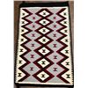 Image 1 : Colorful Diamond Pattern Navajo Textile