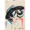 Image 1 : German Mixed Media on Paper Signed EL KIRCHNER