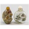 Image 3 : Lot of 2 Snuff Bottles and A Turquoise Necklace