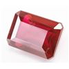 Image 2 : 35.15ct Emerald Cut Red Natural Ruby GGL
