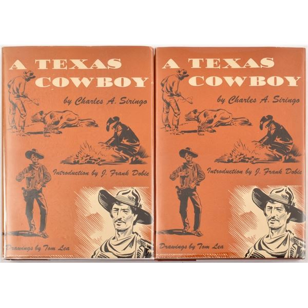 2 Copies of "A Texas Cowboy" Charles A. Siringo