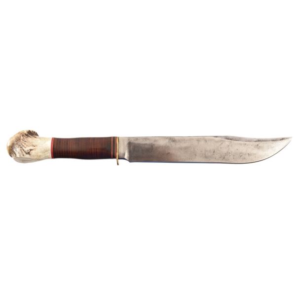 Marbles Antler handle Bowie Knife