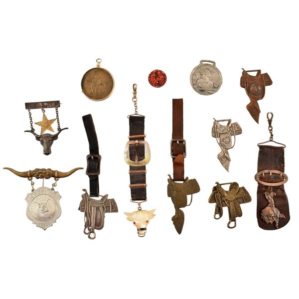 Stock Show Watch Fob / Pin Collection