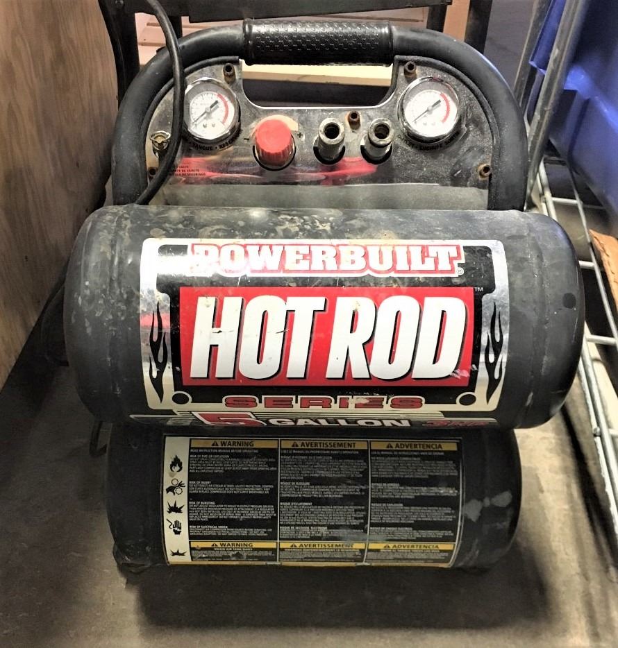 Rod Compressor Power Built Hot Rod Series 5 Gallon Air Compressor