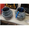 Image 2 : 4 METAL DRAINS, THREADED BOLTS, GAS TANK, CAT BATTERY CHARGER AS IS