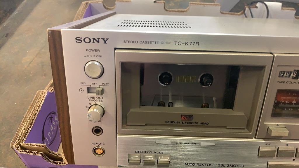 For Parts or Repair: Vintage Sony TC-K77R Cassette Deck Tape Player TG (A For Parts or Repair: Vintage Sony TC-K77R Cassette Deck Tape Player TG (A