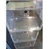 Image 2 : 3 acrylic sliding door display cases