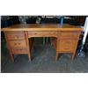 Image 2 : Brooks corning vintage office desk - 5 foot wide x 34 inches deep x 31 inches tall