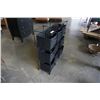 Image 2 : Black 9 drawer cubicle Shelf with drawers